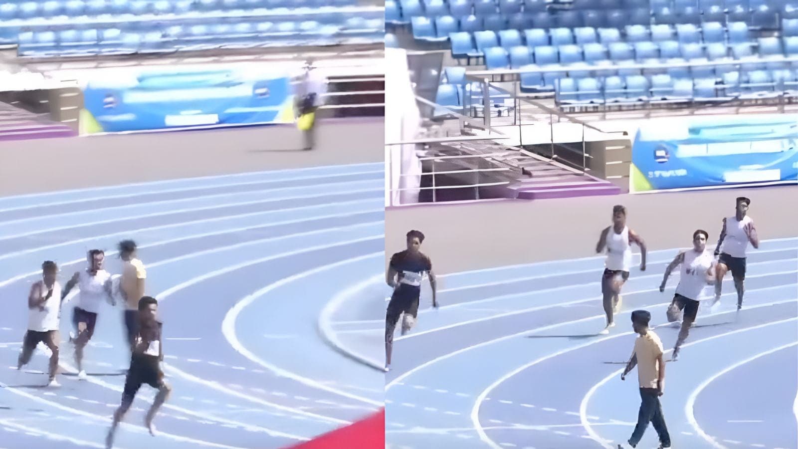 ‘No one is serious in India’: Athletics Federation slammed after man walks onto running track in Delhi during 200m final