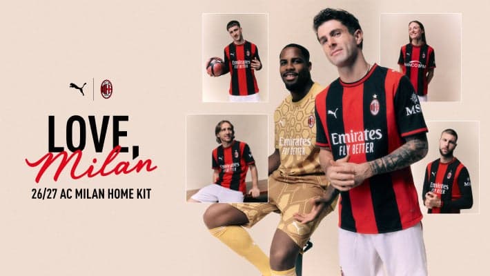 AC MILAN AND PUMA UNVEIL THE 2026/27 HOME KIT