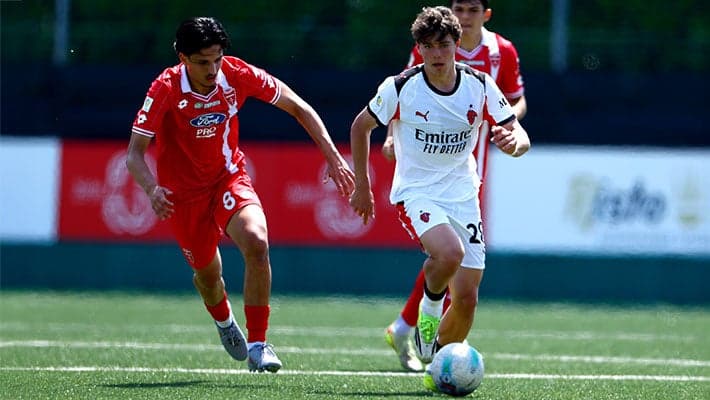 MILAN PRIMAVERA EQUALISE WITH MONZA