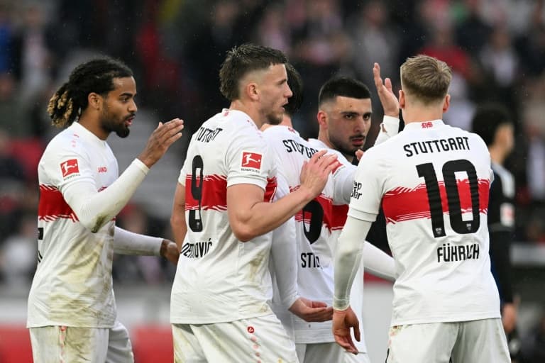 Stuttgart hammer Hamburg to go third in Bundesliga