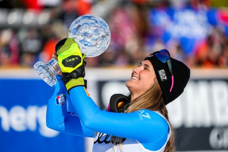 Pirovano wins World Cup downhill title, Aicher puts pressure on Shiffrin