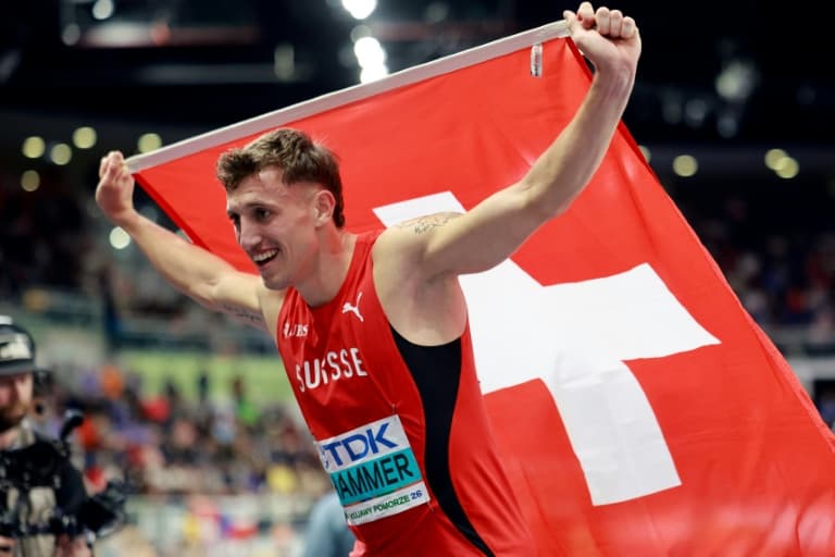 Switzerland's Ehammer sets indoor heptathlon world record