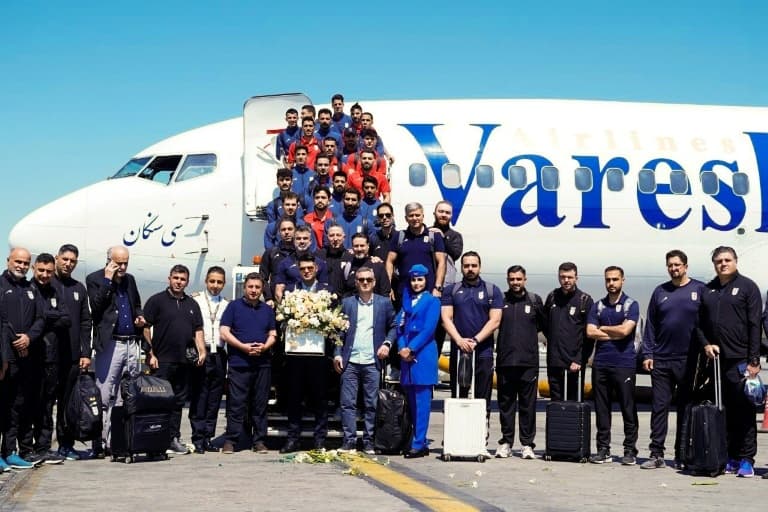 Iran World Cup squad lands in south Turkey for training