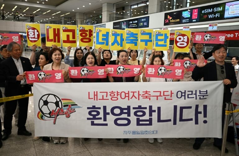 North Korean women footballers land in South ahead of rare match