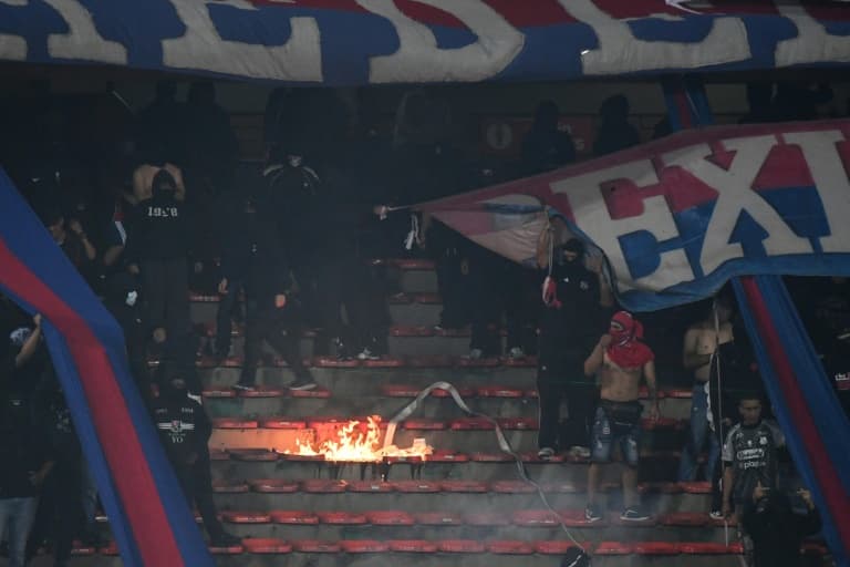 Copa Libertadores match in Colombia abandoned after crowd trouble