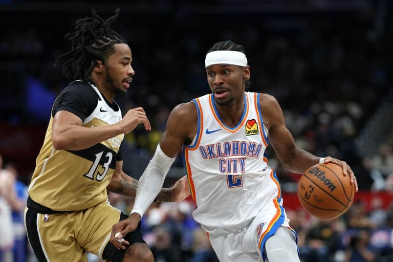 Gilgeous-Alexander scores 40, LeBron breaks NBA appearance record