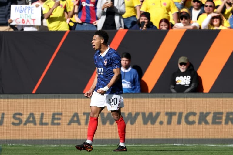 Doue brace leads France past Colombia in friendly