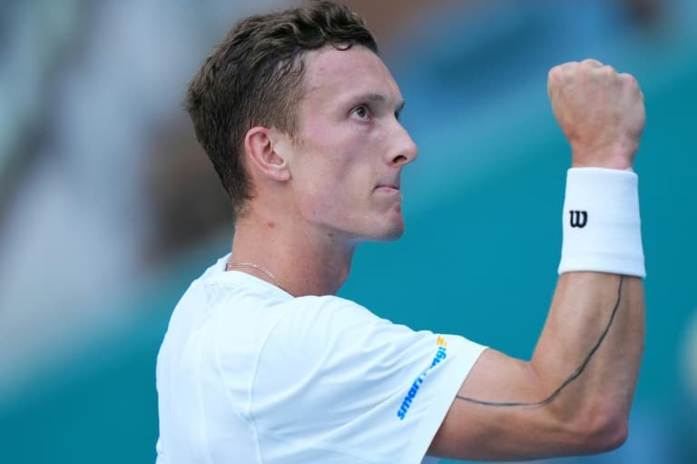 Czech Lehecka beats France's Fils to reach Miami Open final