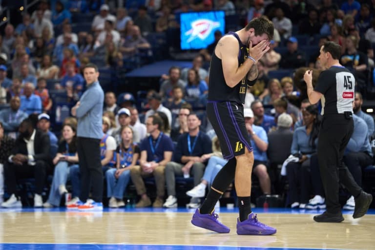 Injured Lakers star Doncic out for rest of NBA regular season