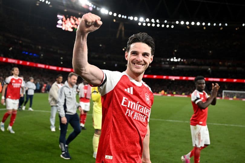 Declan Rice and Mikel Arteta break silence as Arsenal celebrates Premier League title win