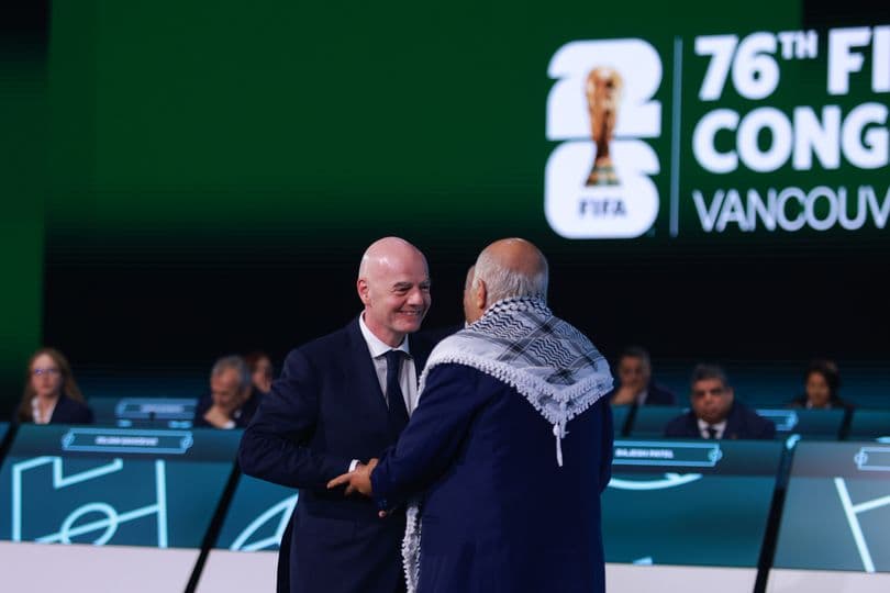 Palestinian FA boss blasts Infantino's failed FIFA Congress handshake debacle 'absurd'