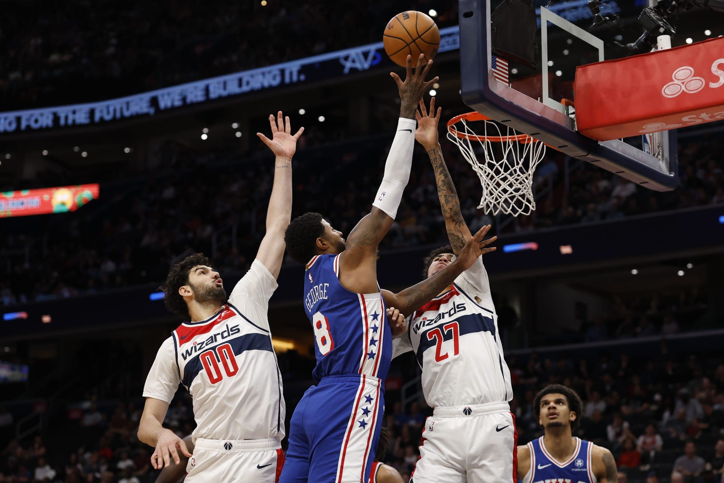 Instant observations: Paul George drops 39 points to lead Sixers past Wizards