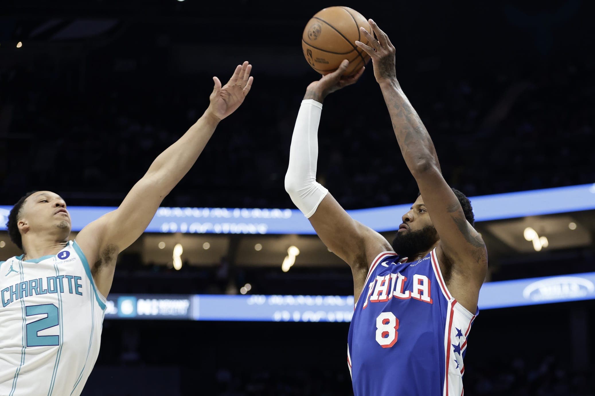 Instant observations: Paul George plays crunch-time hero in Sixers win over Hornets