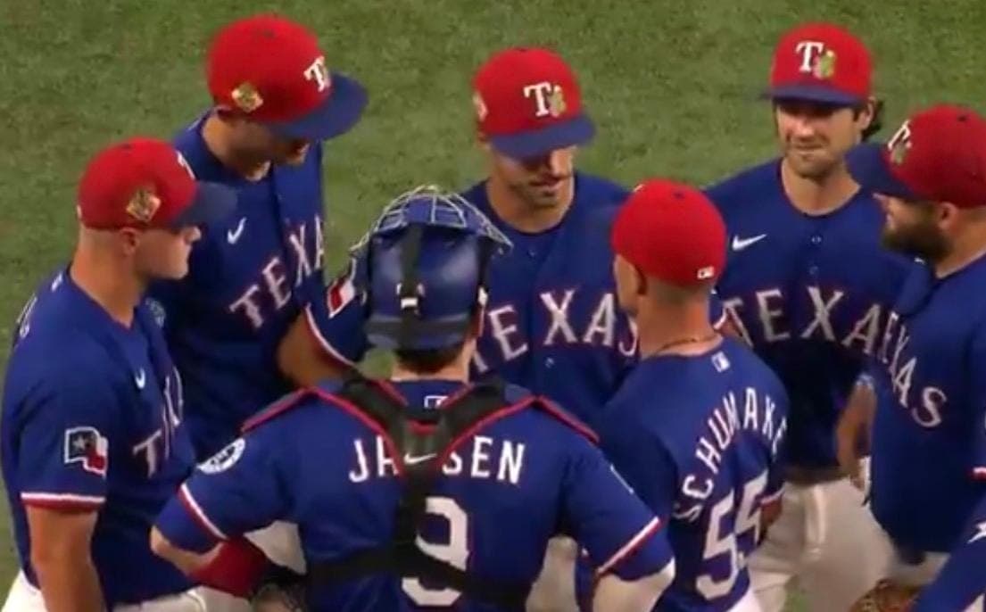 Skip Schumaker goes viral after unique way he welcomed Carter Baumler to Texas Rangers’ roster