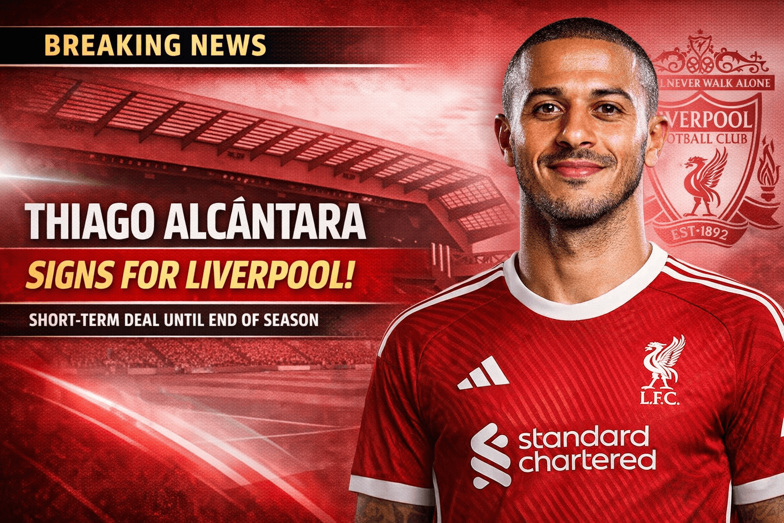 BREAKING: Thiago Returns – Liverpool Act After Frimpong Injury Forces Midfield Rethink