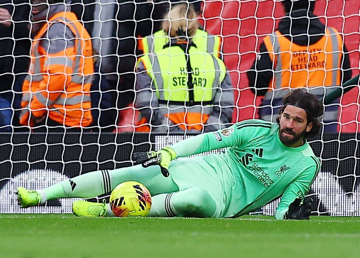Goalkeeper Alisson Becker Lights Up Match for Liverpool in Stunning Thriller at Wembley!