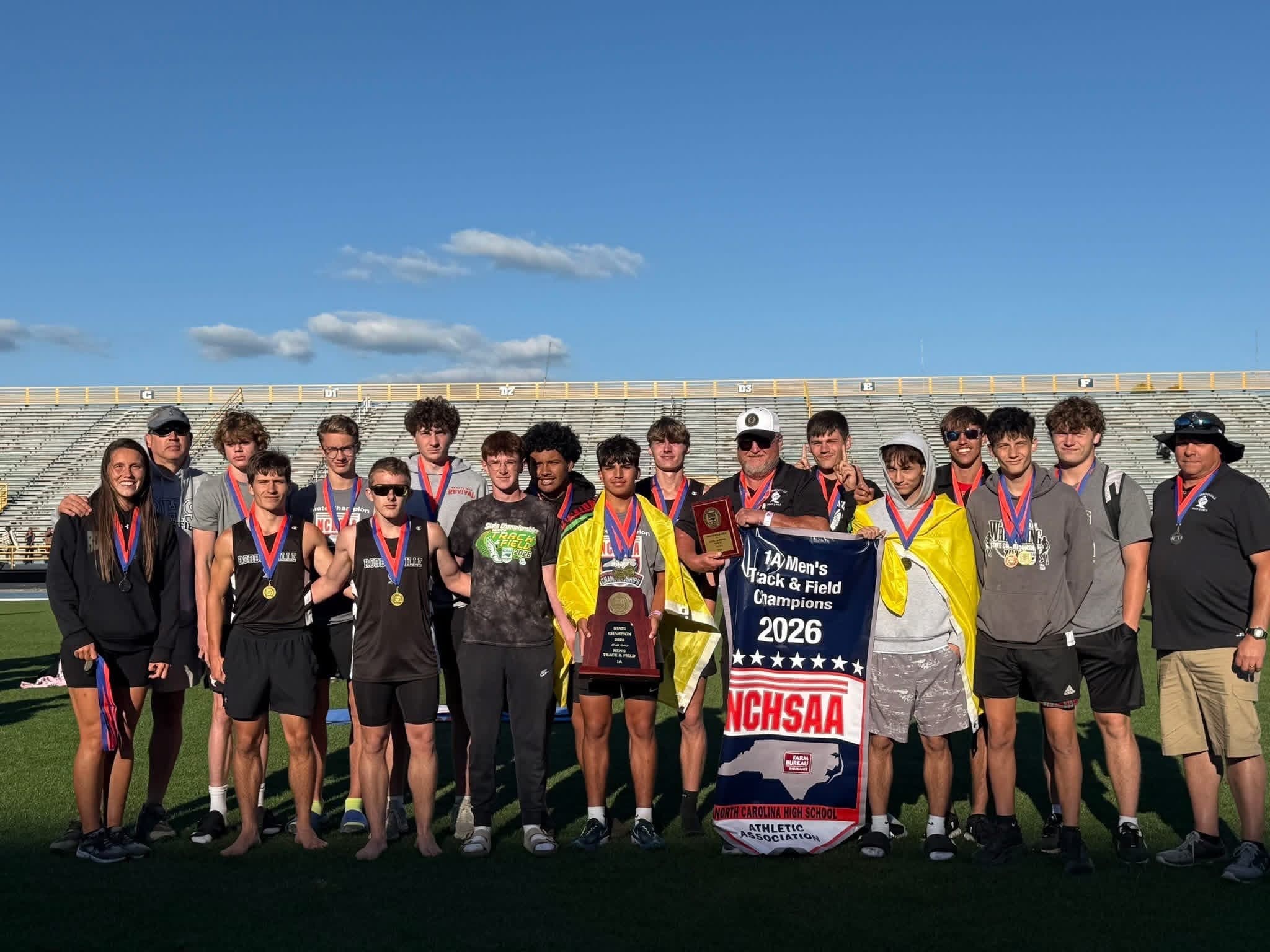 Robbinsville boys track and field wins first NCHSAA Class 1A state championship