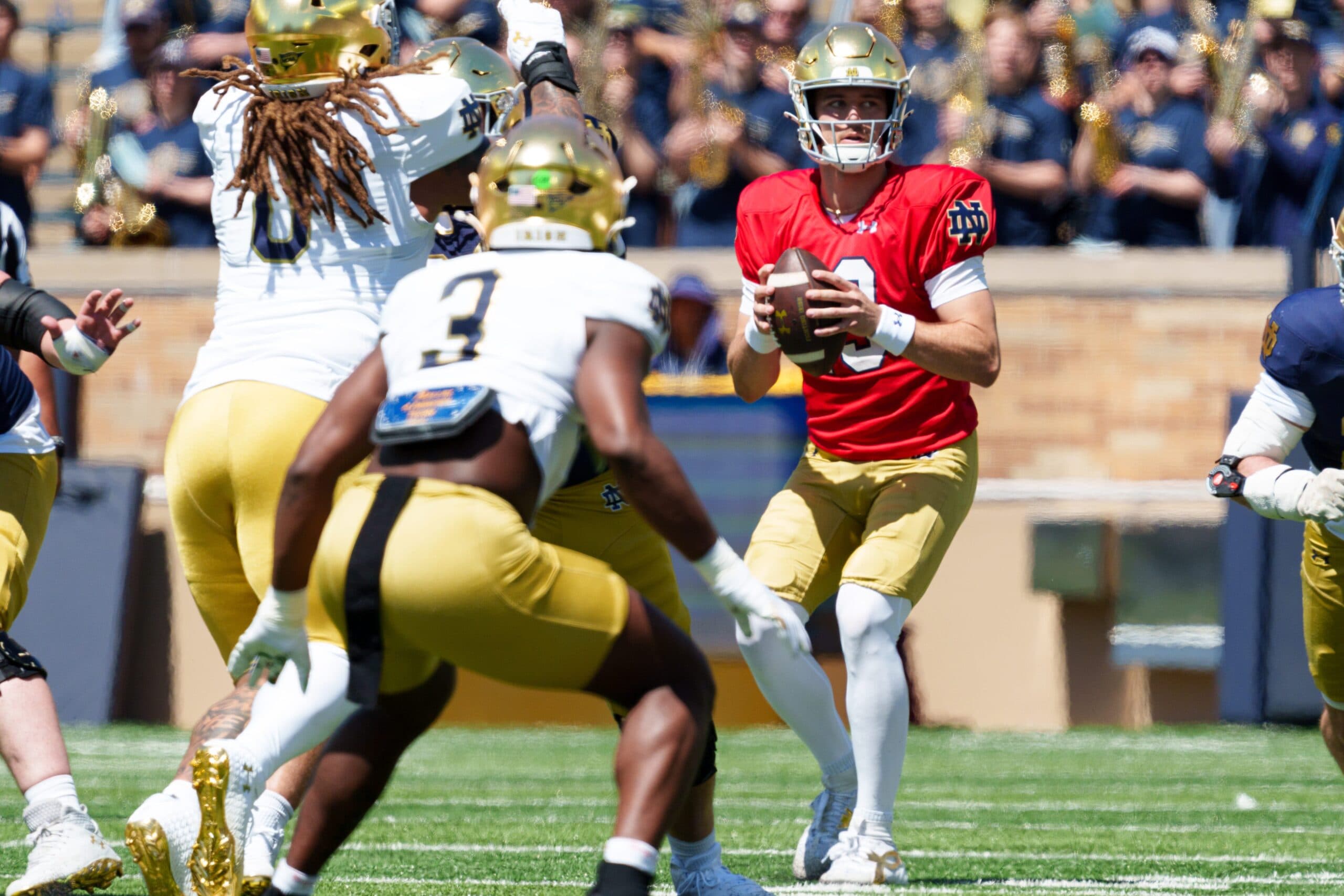 On3 takes a controversial early stance on Notre Dame star CJ Carr and his place amongst the best CFB quarterbacks