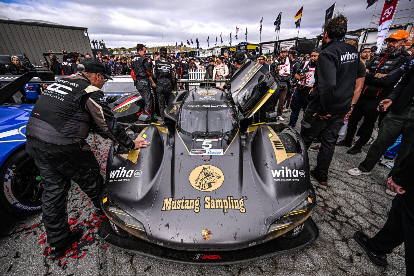 Privateer Porsche Stuns at Laguna Seca