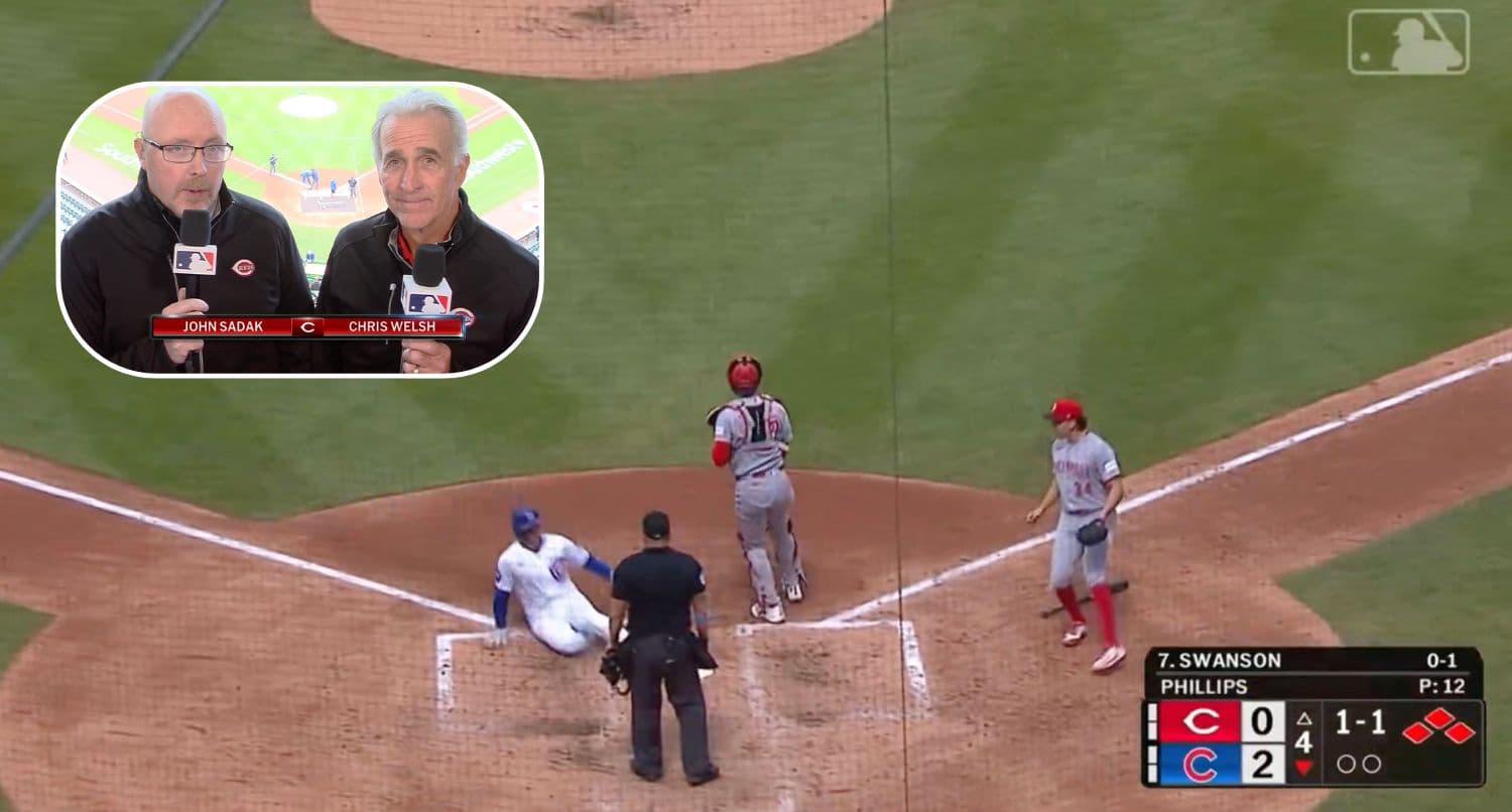 Reds announcers can’t believe bonehead play vs. Cubs