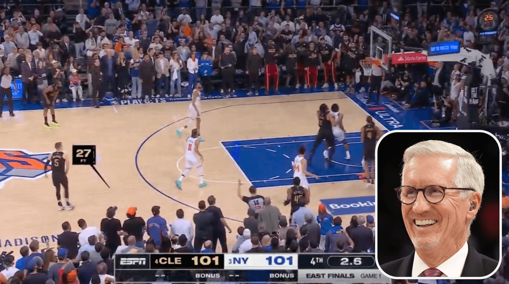 Mike Breen opens up on viral Knicks-Cavs half-bang call