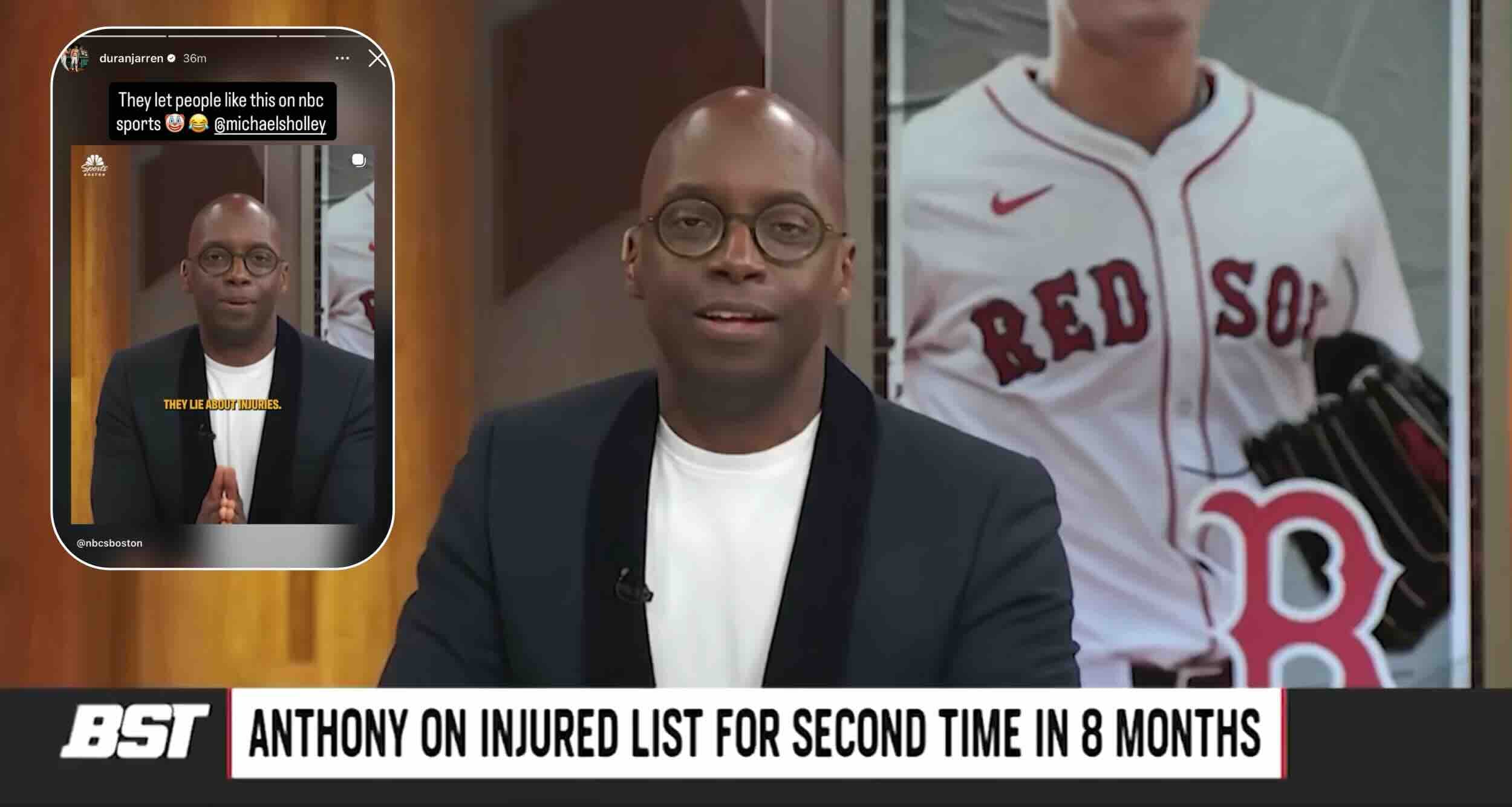 Red Sox’s Jarren Duran deletes Instagram account after criticizing NBC Sports’ Michael Holley