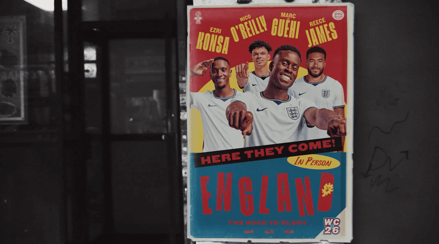 England announced World Cup squad with Beatles-inspired video