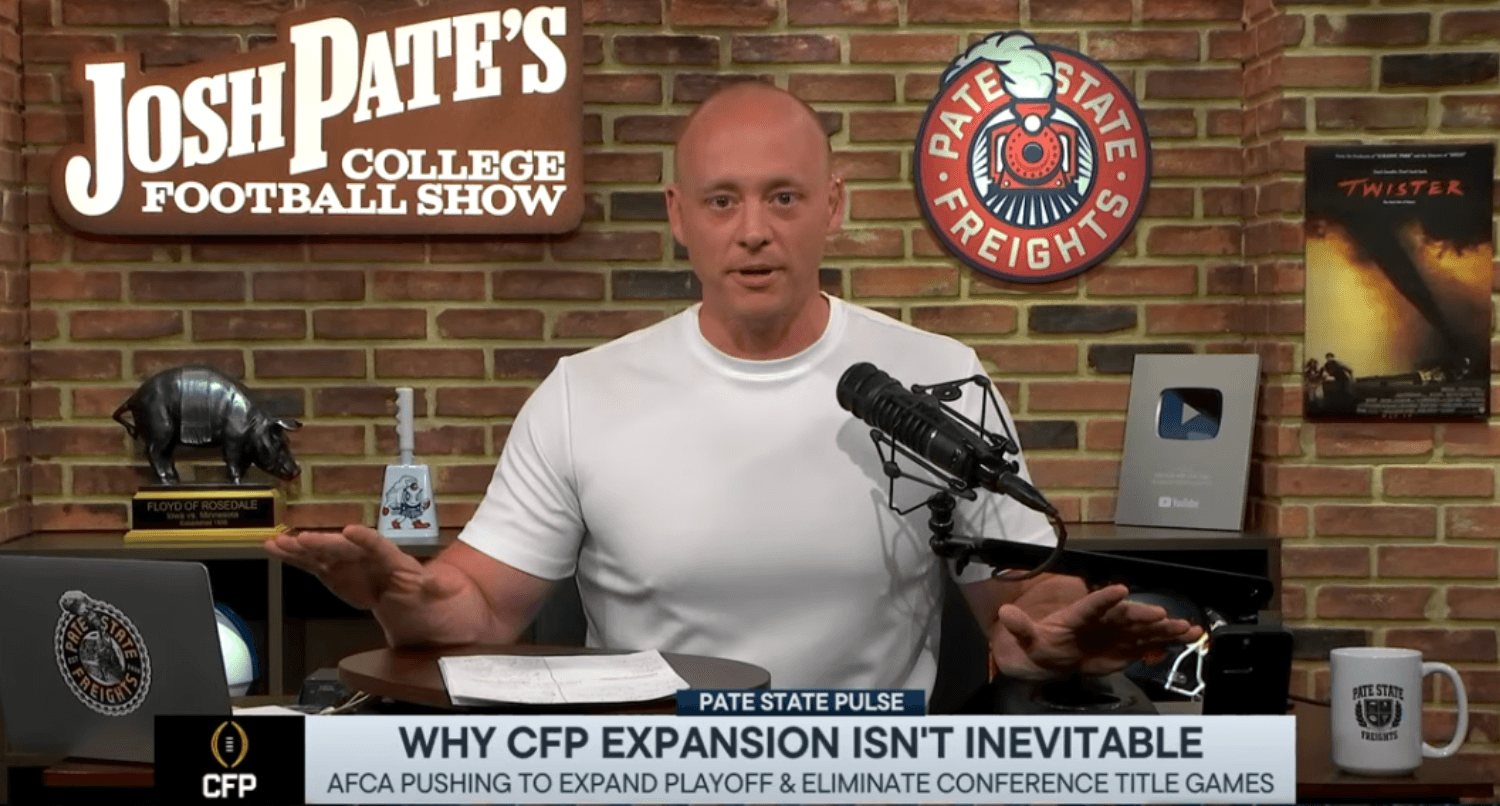 Josh Pate urges college football fans to push back on 24-team CFP: ‘These are not strong-willed people’