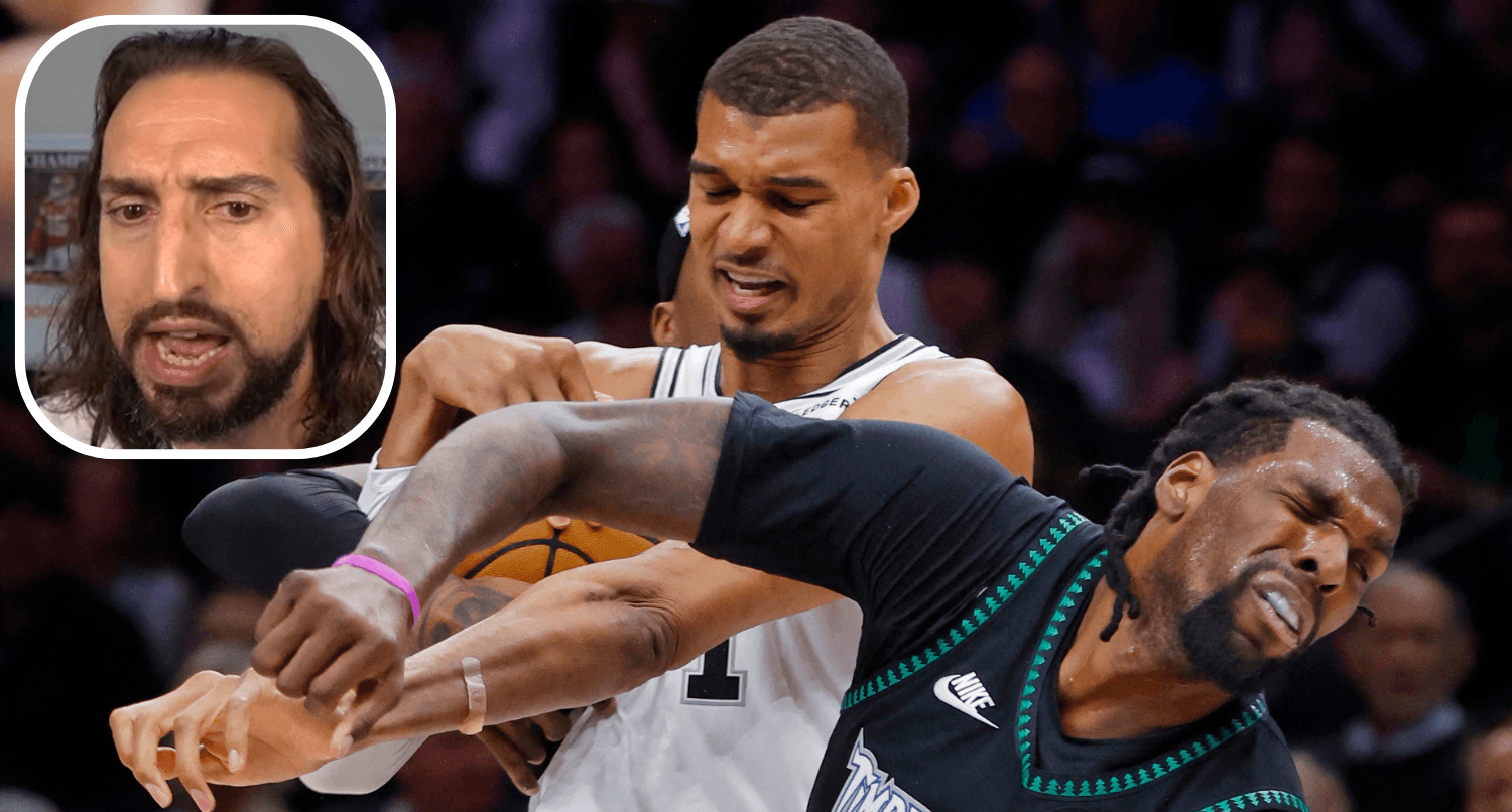 Nick Wright calls out NBC for treating Game 5 broadcast as Victor Wembanyama’s ‘redemption’