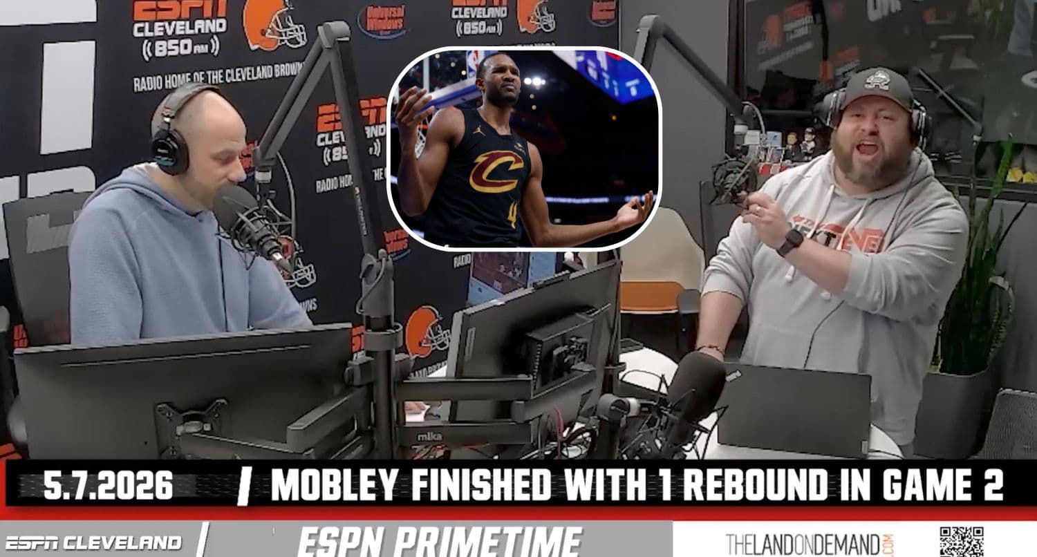 ESPN Cleveland host Nick Paulus blows gasket over Evan Mobley getting 1 rebound