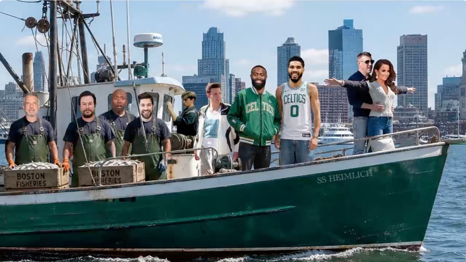 ‘Inside the NBA’ includes Dianna Russini, Mike Vrabel in ‘Gone Fishing’ graphic for Celtics