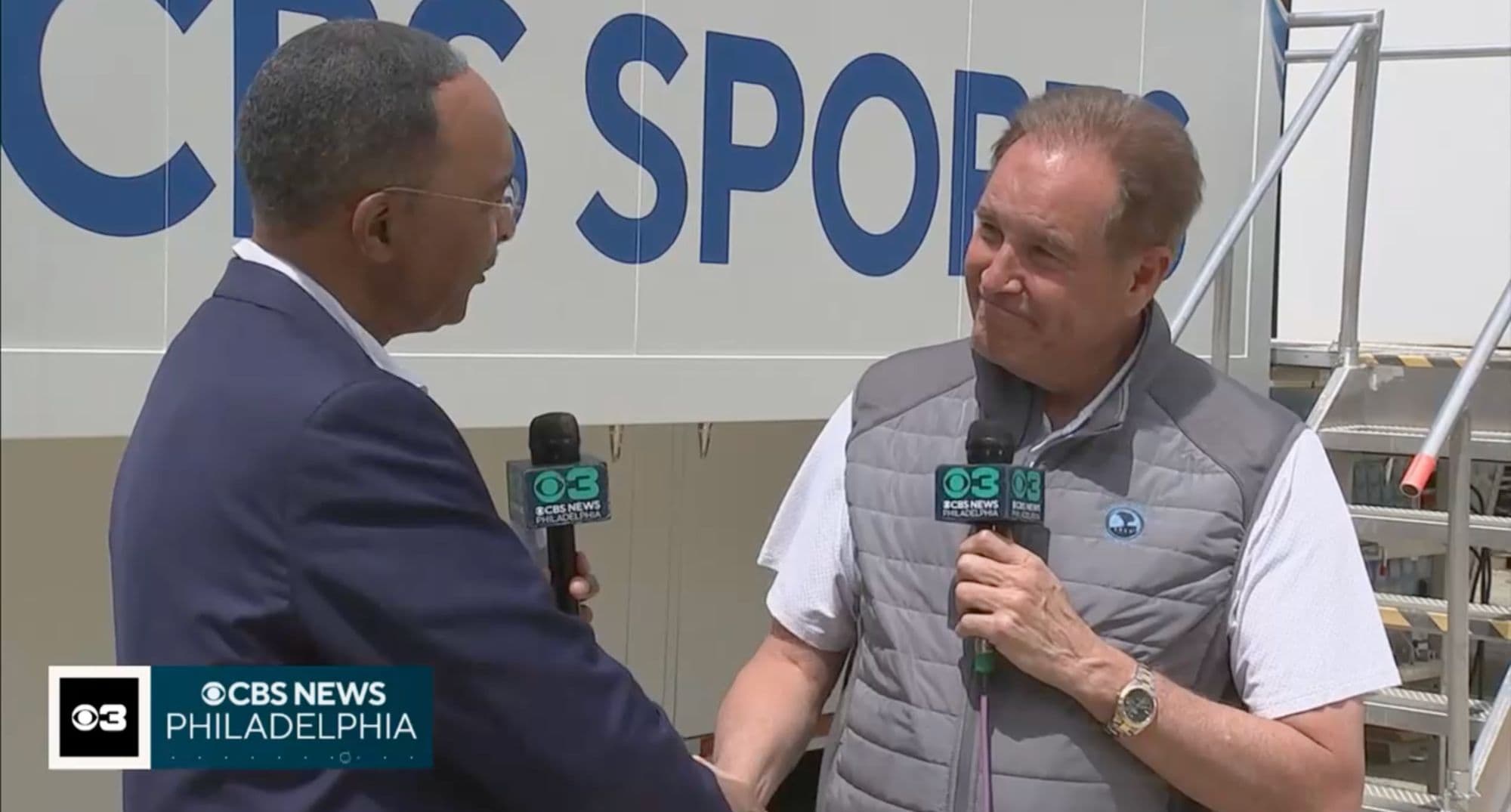 How the careers of Jim Nantz and Philadelphia newscaster Ukee Washington are intertwined
