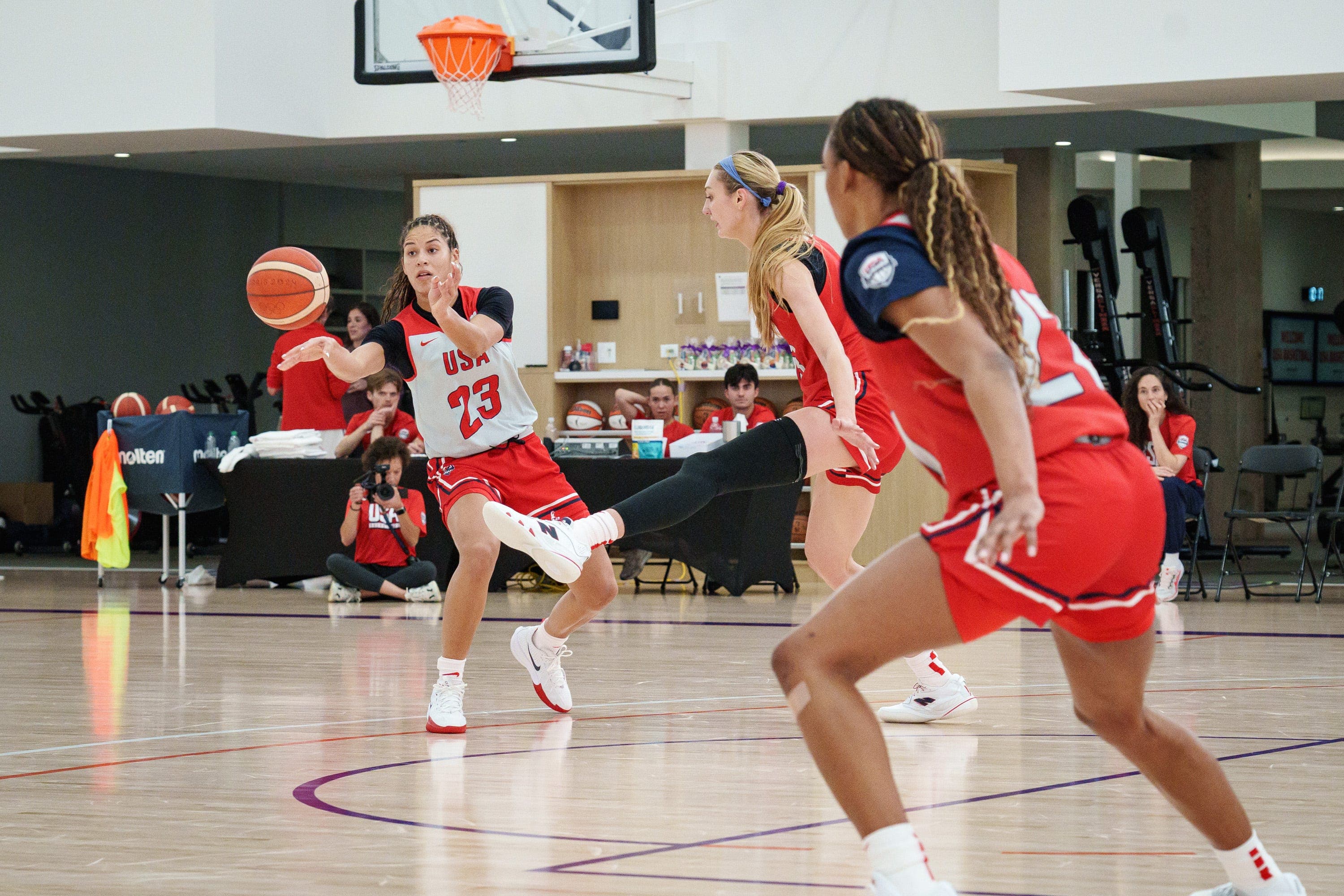 Team USA women's basketball holds camp ahead of Women's Final Four