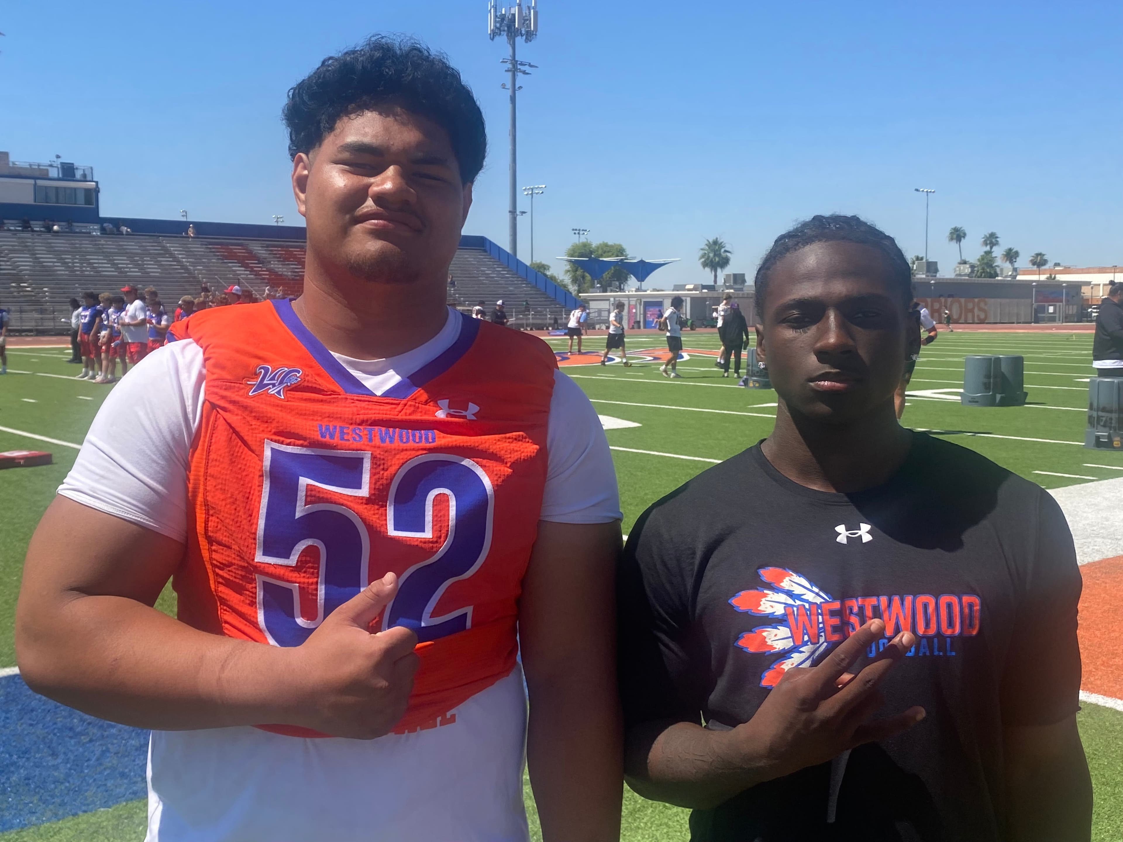 Westwood football energized by RB Keshawn Barkus, OL Samson Tengei