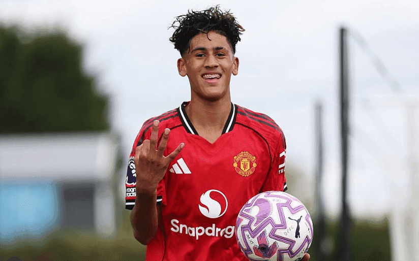 Barcelona among clubs closely tracking 15-year-old Man United wonderkid