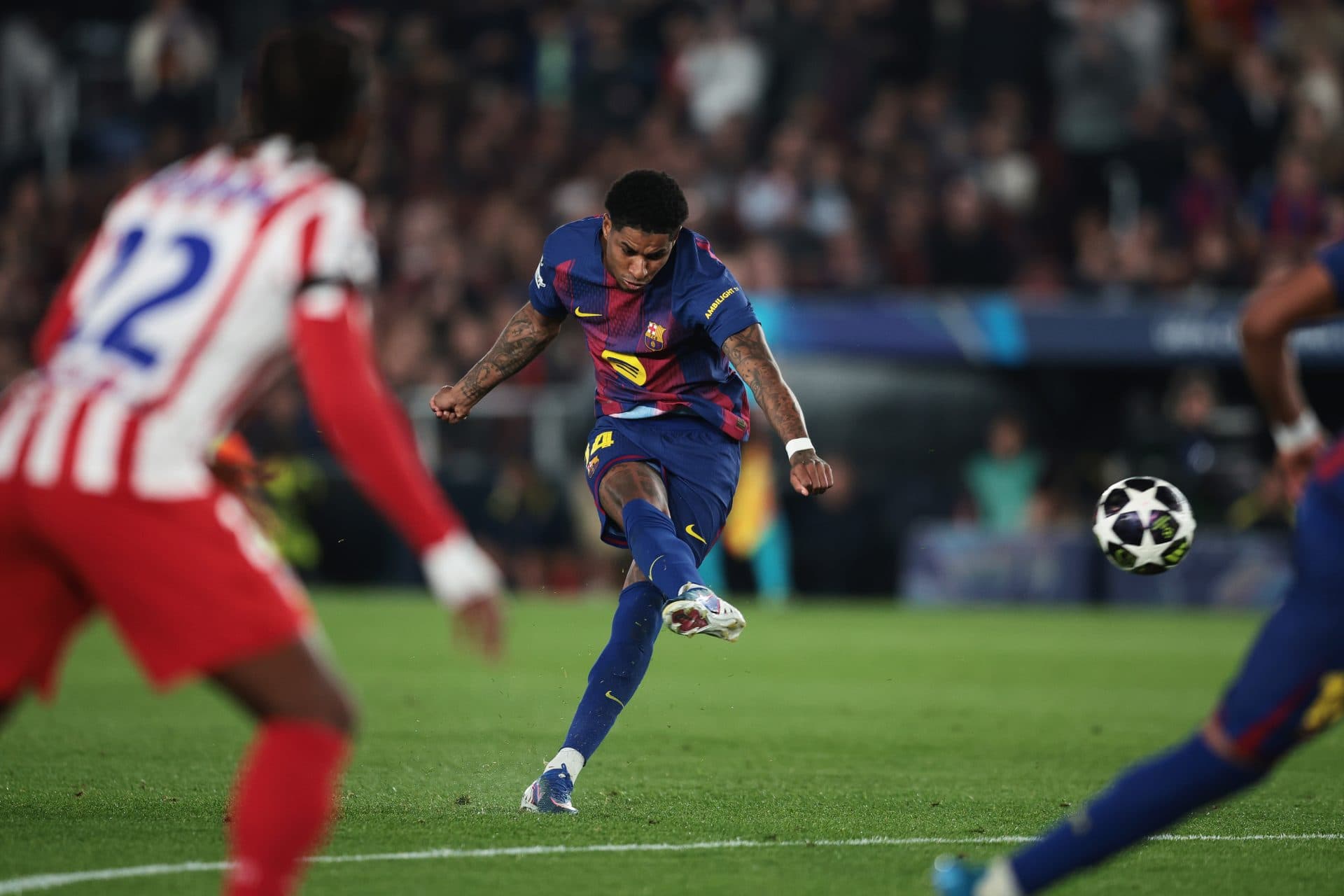 Barcelona forward hits out at referee over blunder vs Atletico Madrid – ‘It’s clear to me, it’s a penalty’