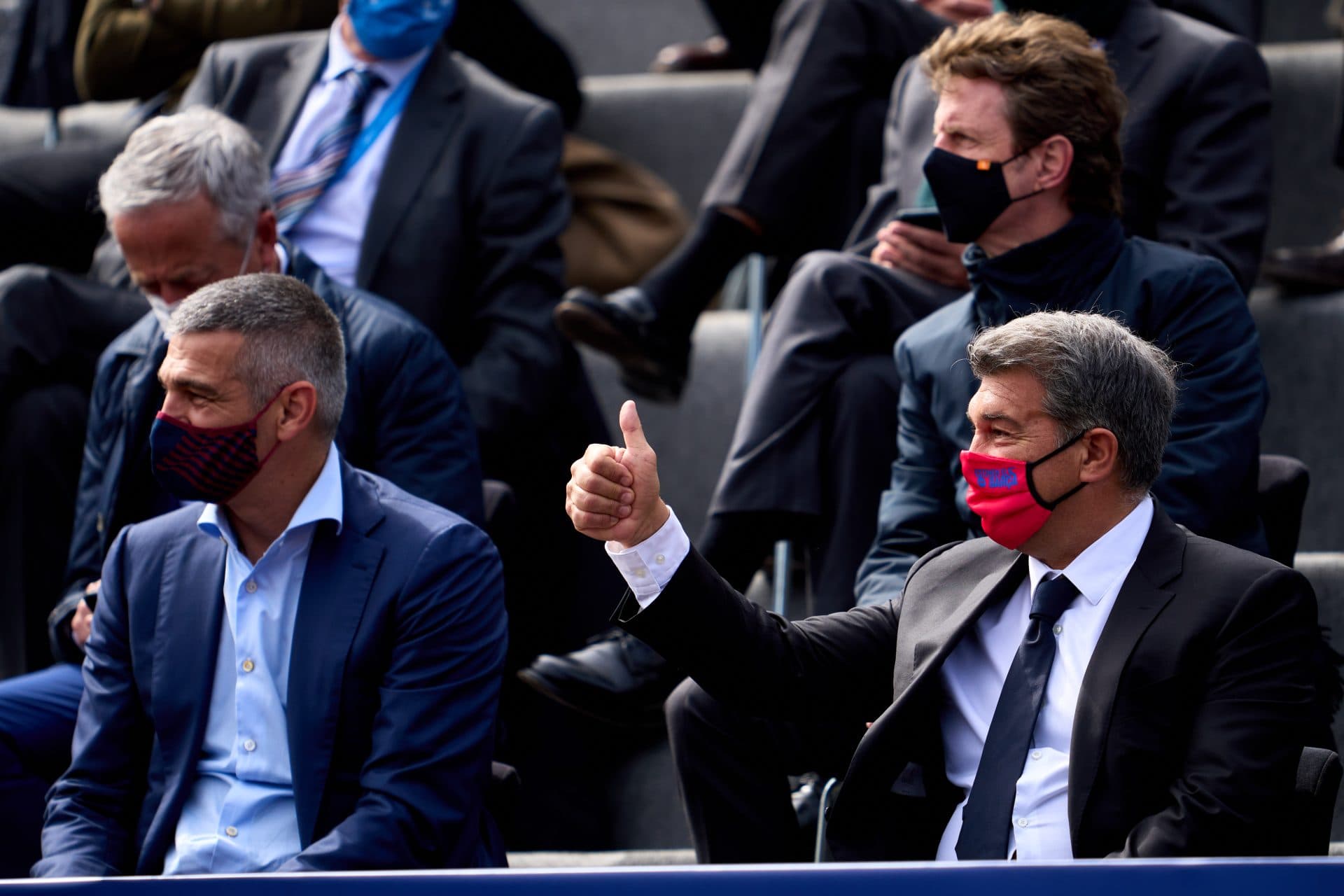 Image: Laporta’s reaction after Real Madrid drop points to hand Barcelona title boost