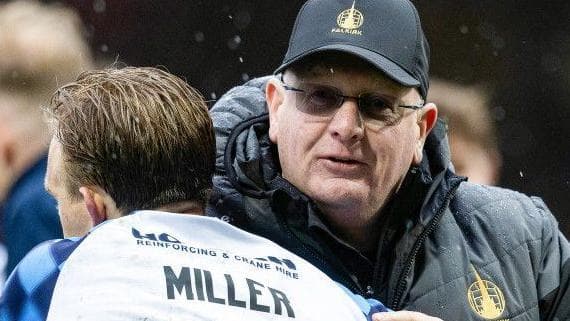 McGlynn hails 'greatest achievement' as Falkirk seal top-six spot