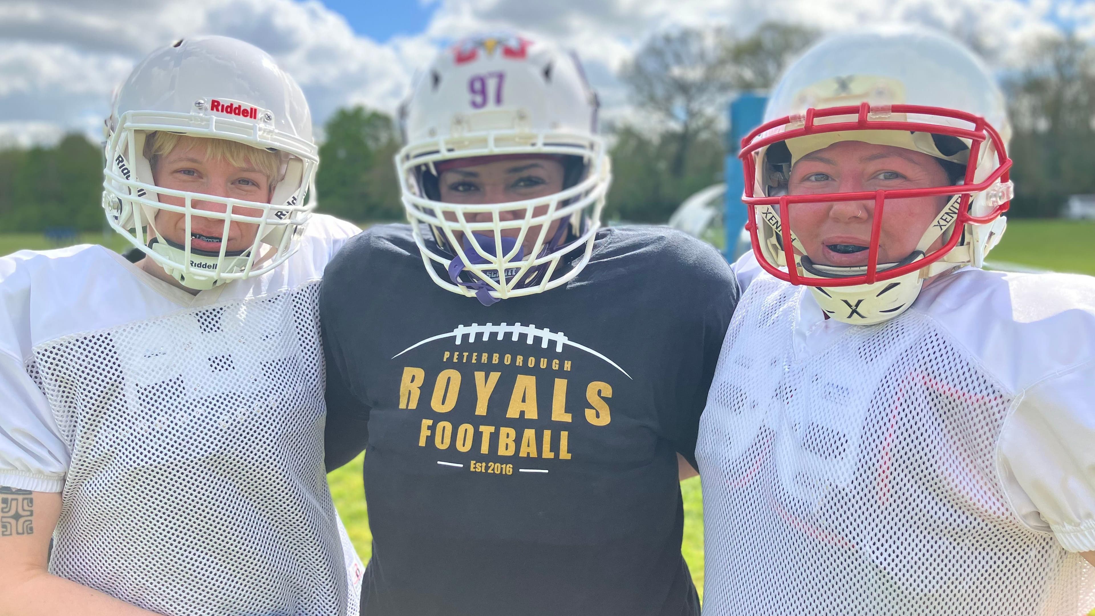 The women drawn to stress-busting American Football