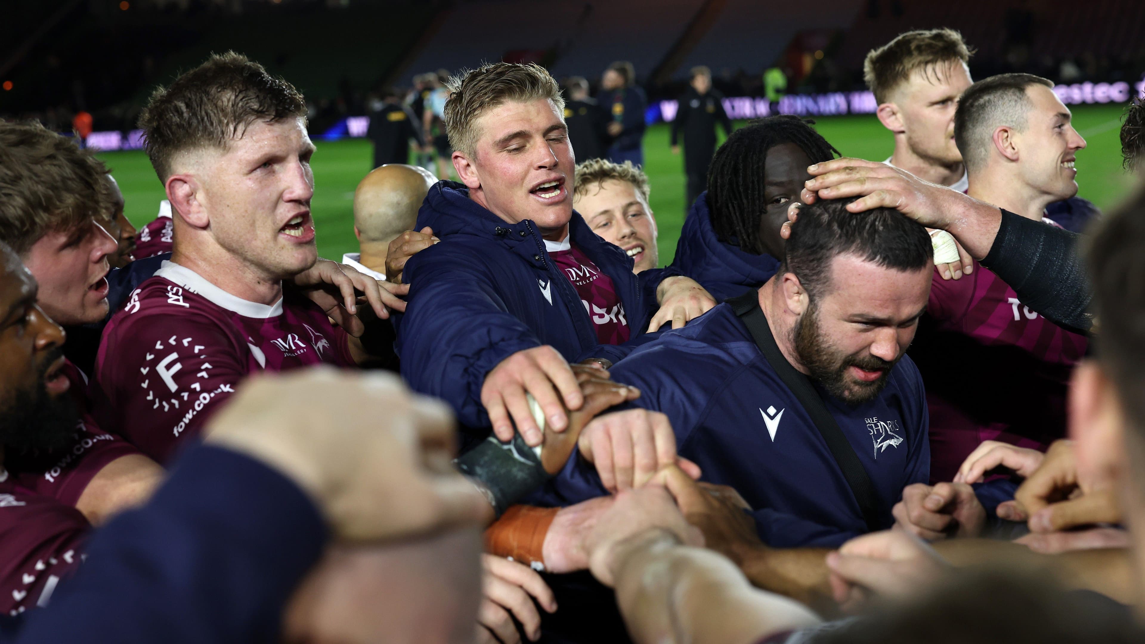 Sale hold off Quins comeback to reach last eight