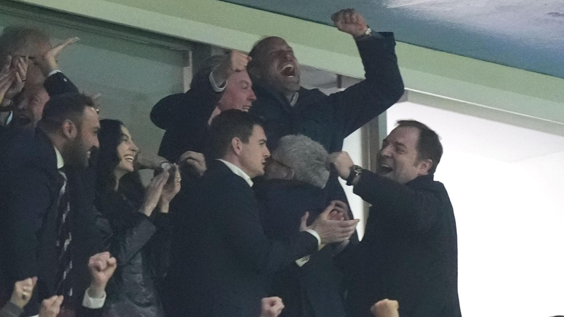 Jubilant Prince William cheers Villa victory