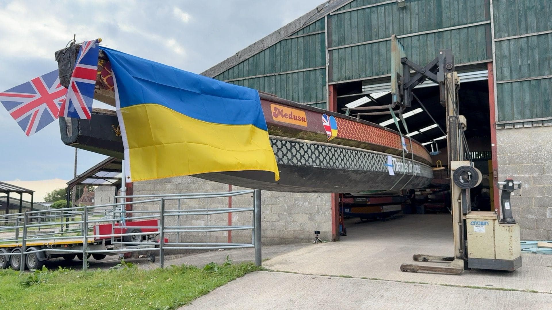 Dragon boats set for Ukraine soldiers' rehab