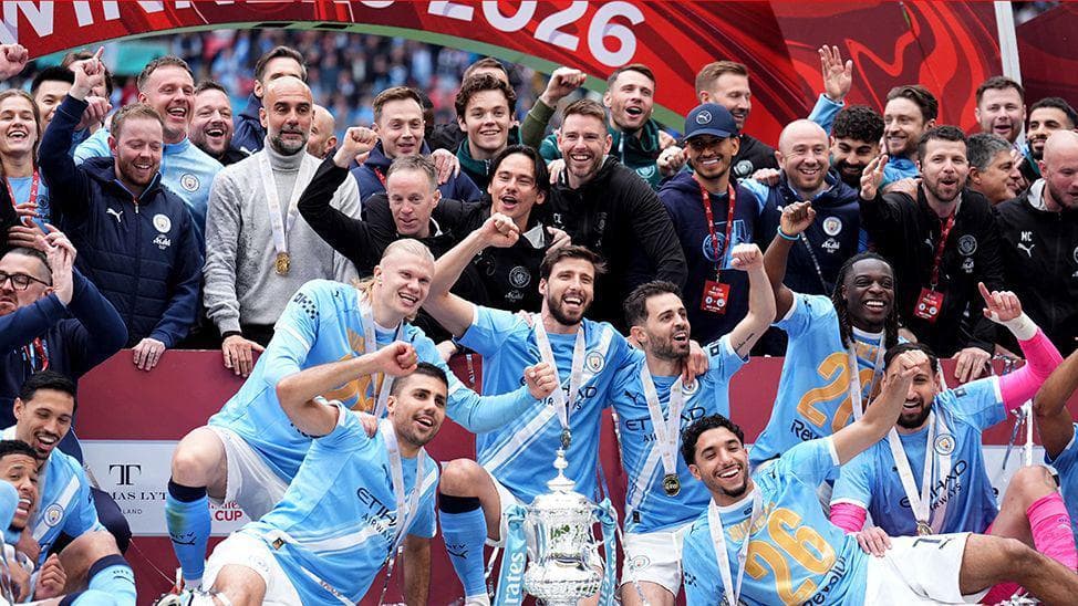 Man City parade to celebrate club's success