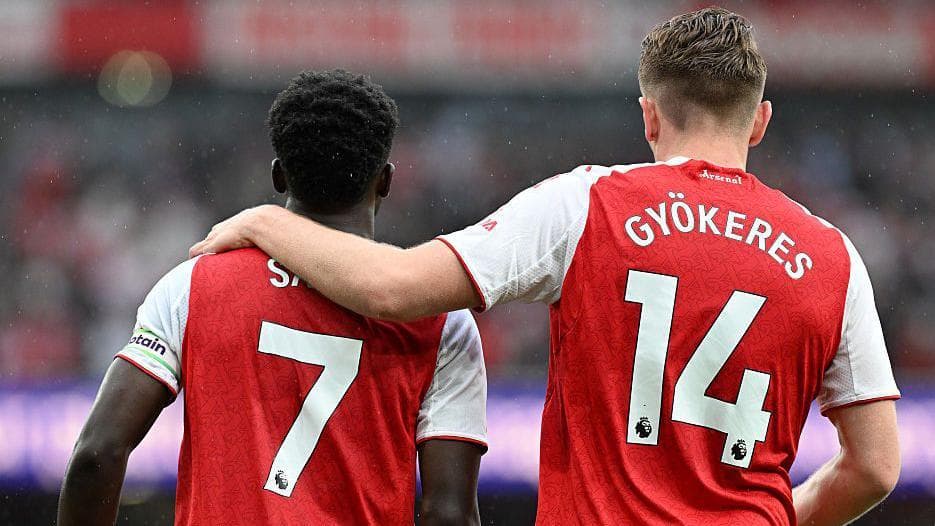 Saka back and signs of partnership with Gyokeres