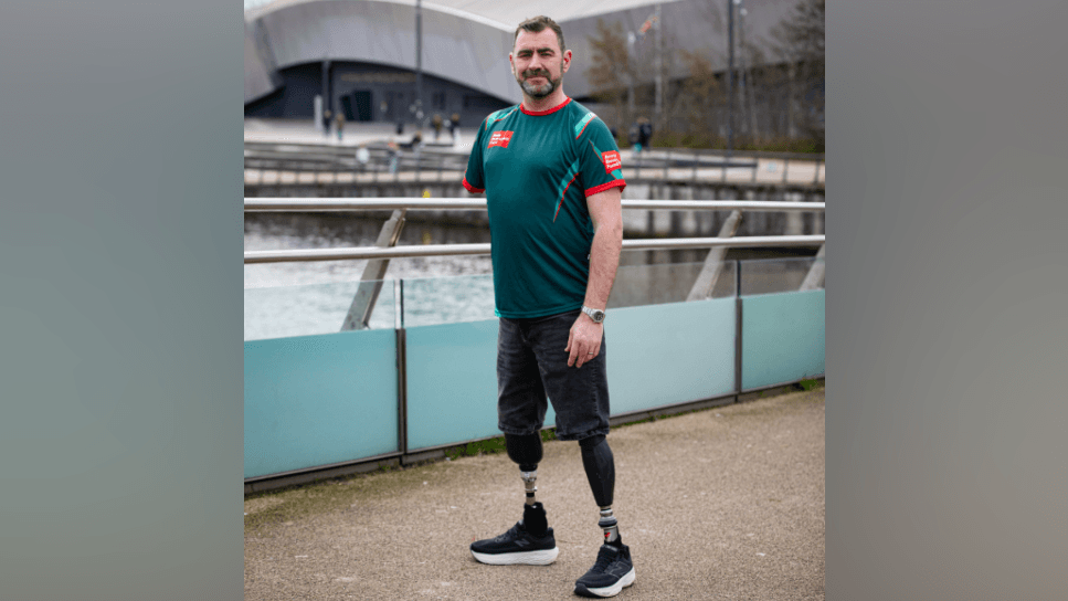 Veteran triple amputee bids for marathon first