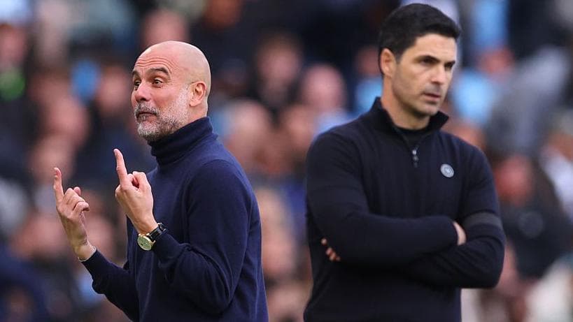 Who has the 'favourable run-in' in 'no room for error' title race?