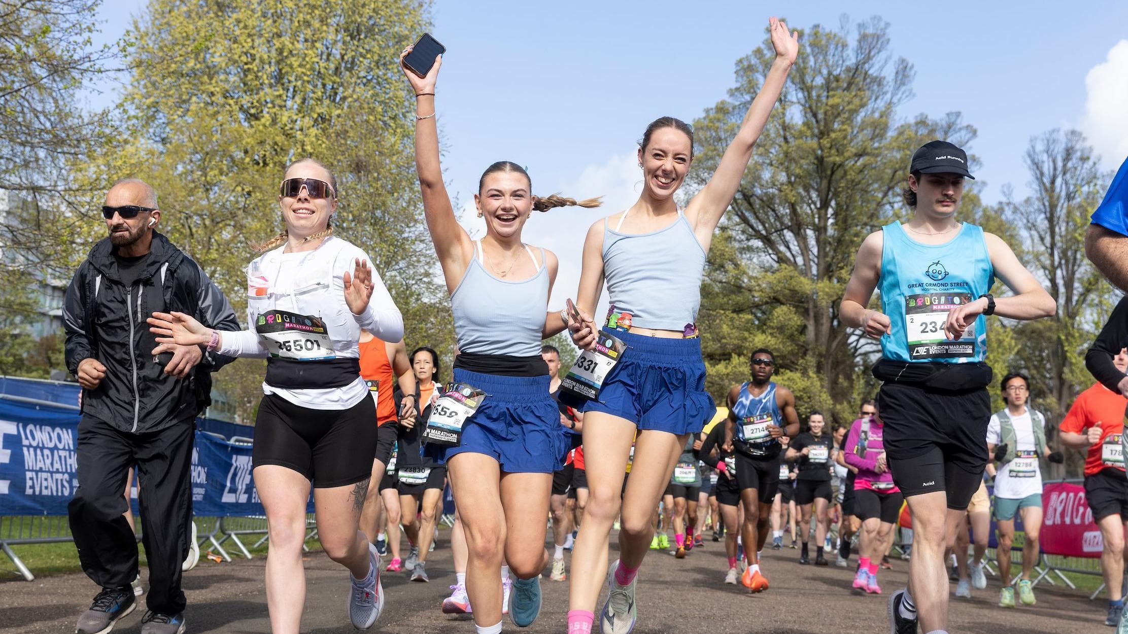 Thousands cross the line in Brighton Marathon