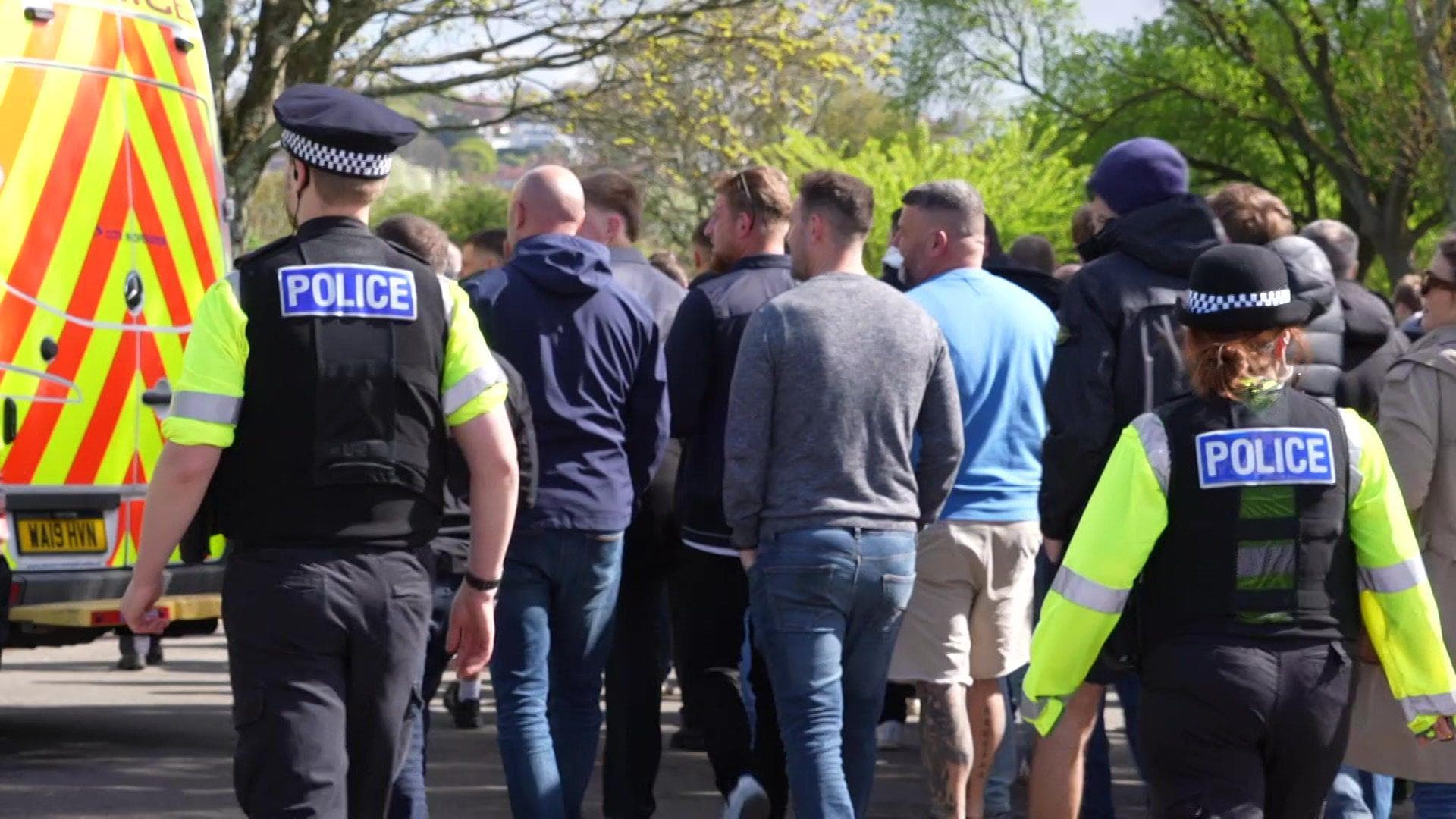 Police praise fan behaviour at Devon derby match