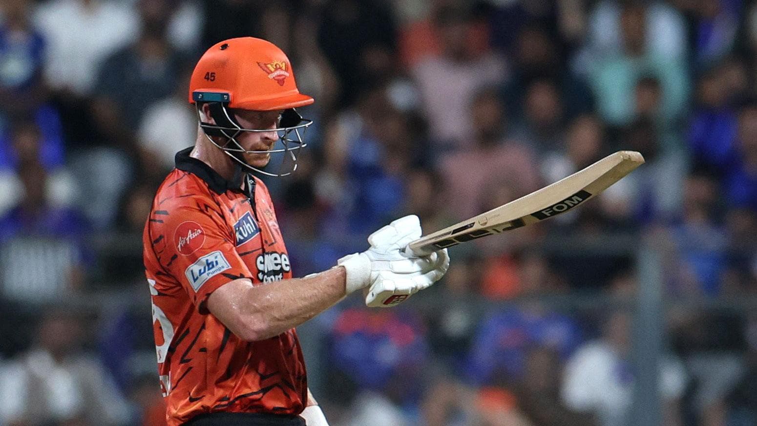 Klaasen leads Sunrisers' chase of 244 v Mumbai