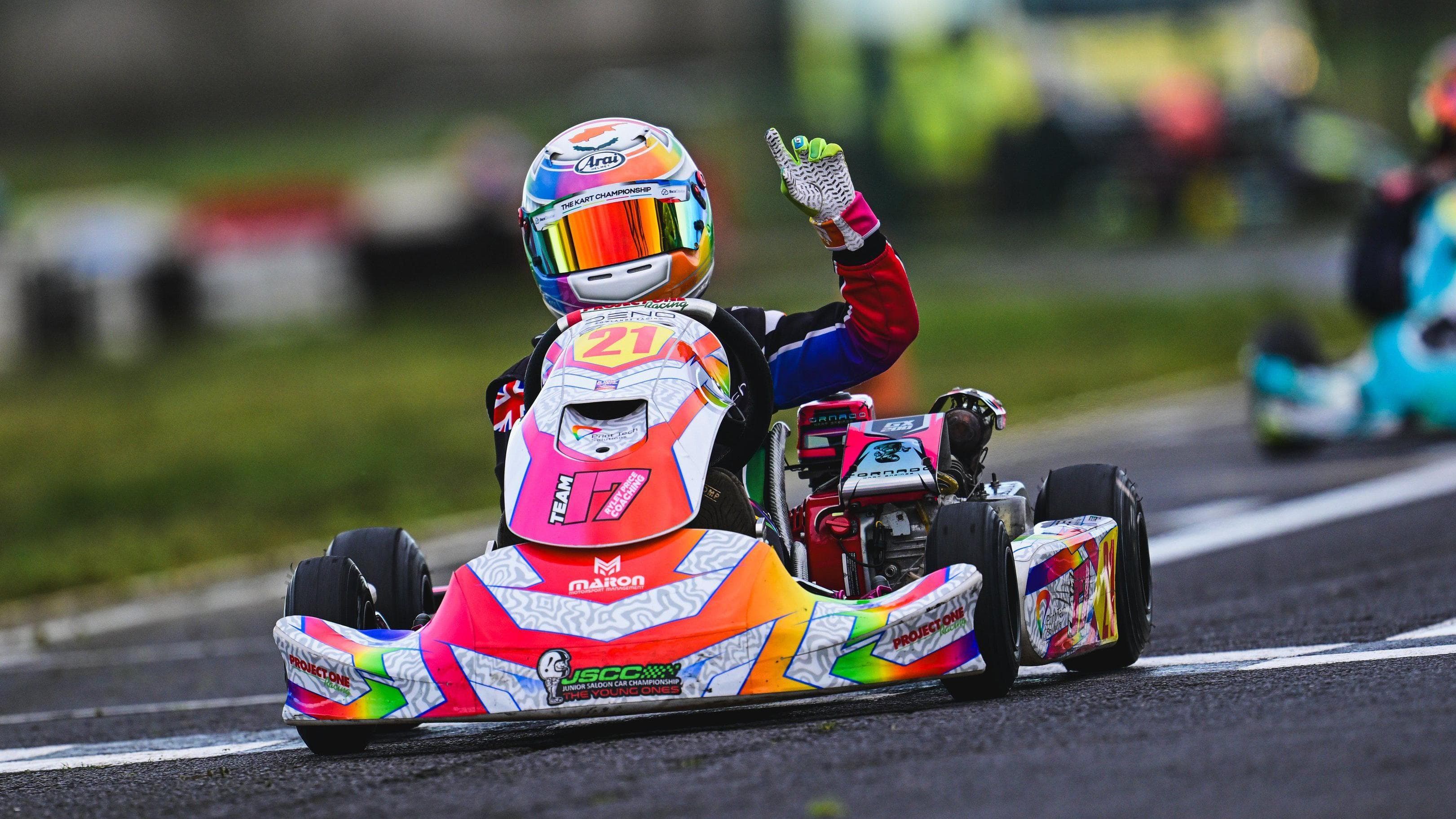 Boy, 11, chases British karting championship title